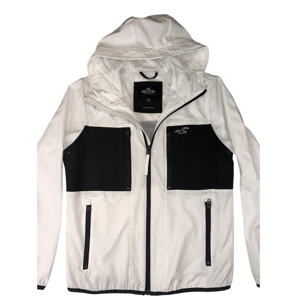 Hollister Windbreaker Jacket Epic Flex Stretch Colorblock XS